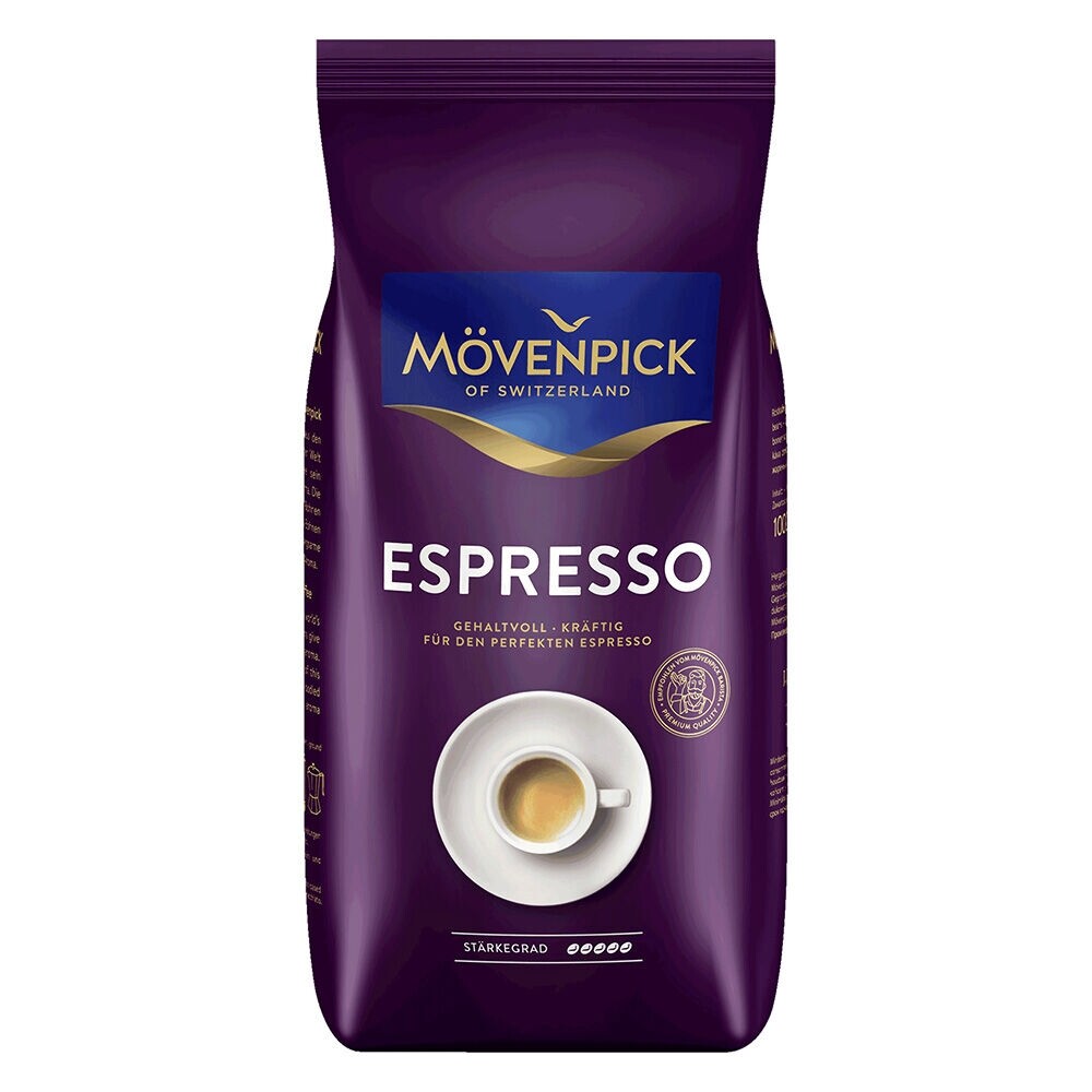 Mövenpick Espresso - zrnata kava - 4 x 1 kilogram
