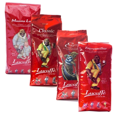 Lucaffé degustacijski paket - zrnata kava - 4 x 1 kilogram